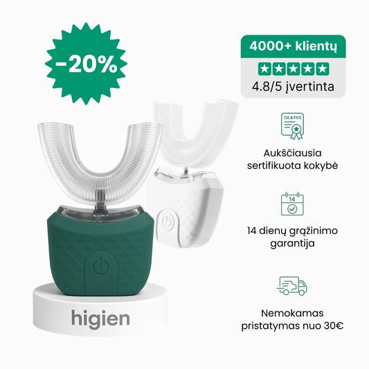 Higien™ 360° elektrinis dantų šepetėlis