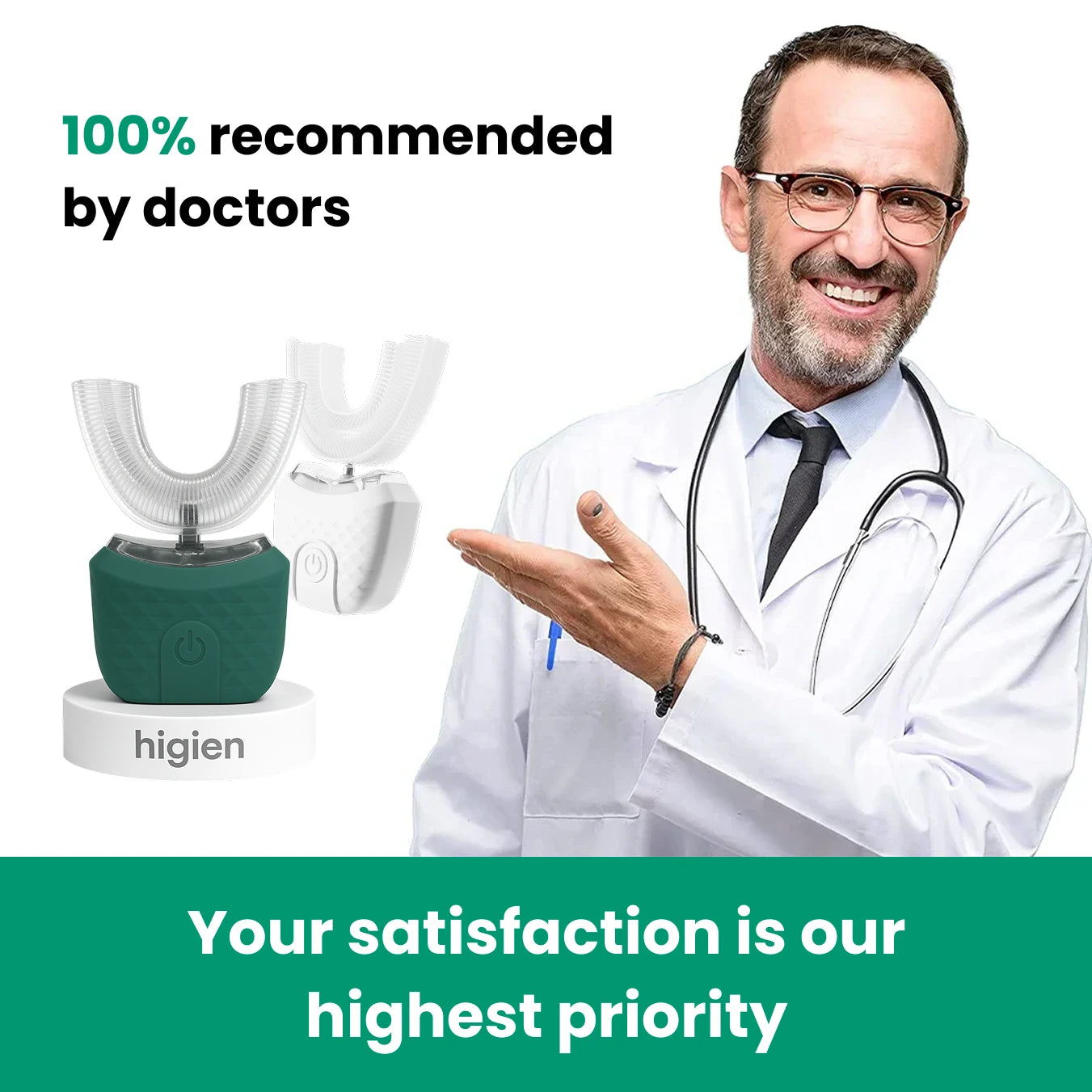 Higien™ 360° U-shaped Electric Toothbrush