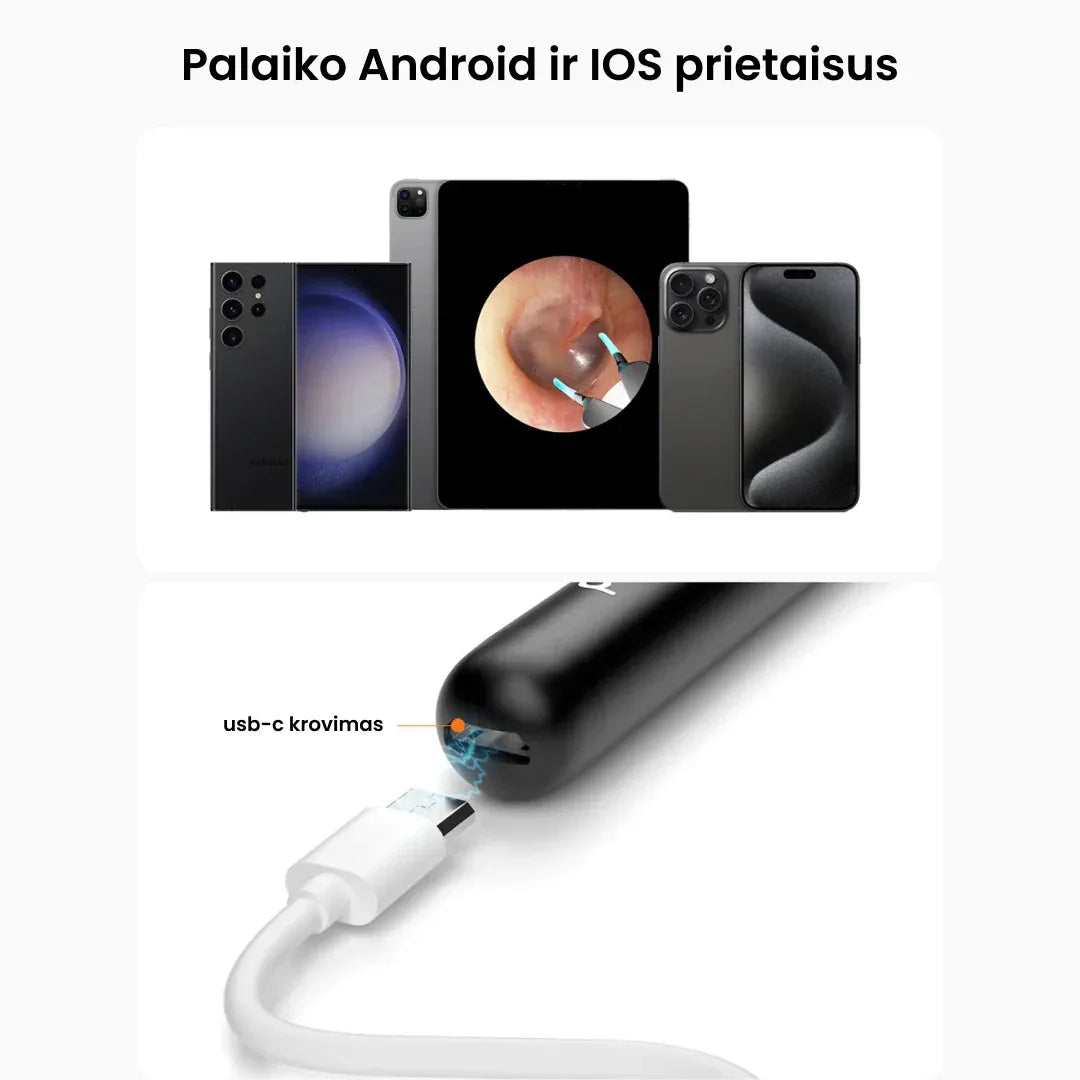 Higien™ Išmanus ausų krapštukas su kamera - Higien
