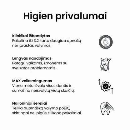 Higien™ 360° elektrinis dantų šepetėlis