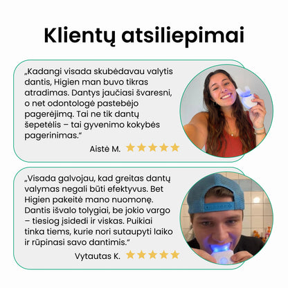 Higien™ 360° elektrinis dantų šepetėlis
